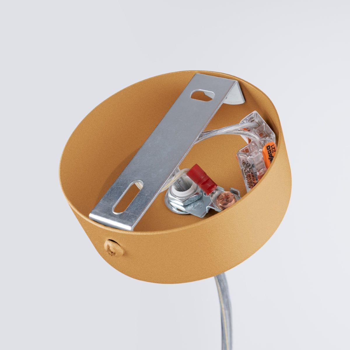 Sollux Lighting FARGE Gold LED Pendant Lamp - 3000K Warm Light - Modern Geometric Design - Energy-Efficient Matte Finish