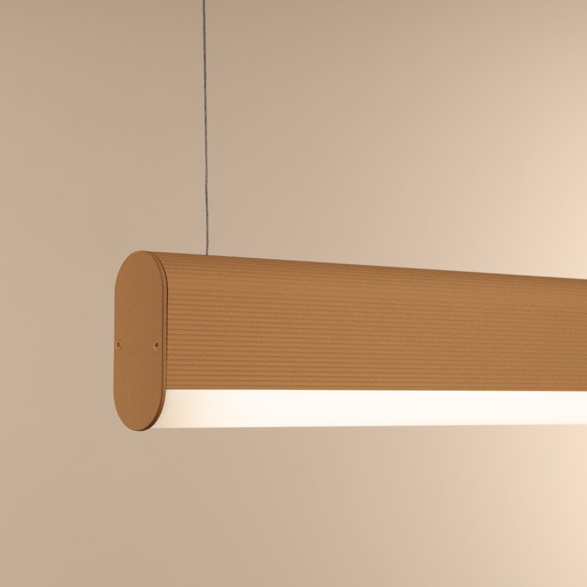 Sollux Lighting FARGE Gold LED Pendant Lamp - 3000K Warm Light - Modern Geometric Design - Energy-Efficient Matte Finish