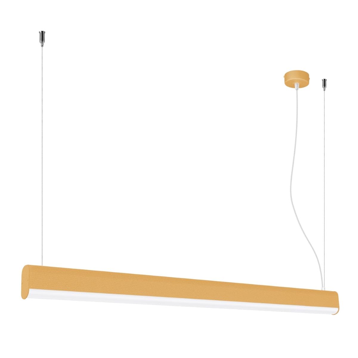 Sollux Lighting FARGE Gold LED Pendant Lamp - 3000K Warm Light - Modern Geometric Design - Energy-Efficient Matte Finish
