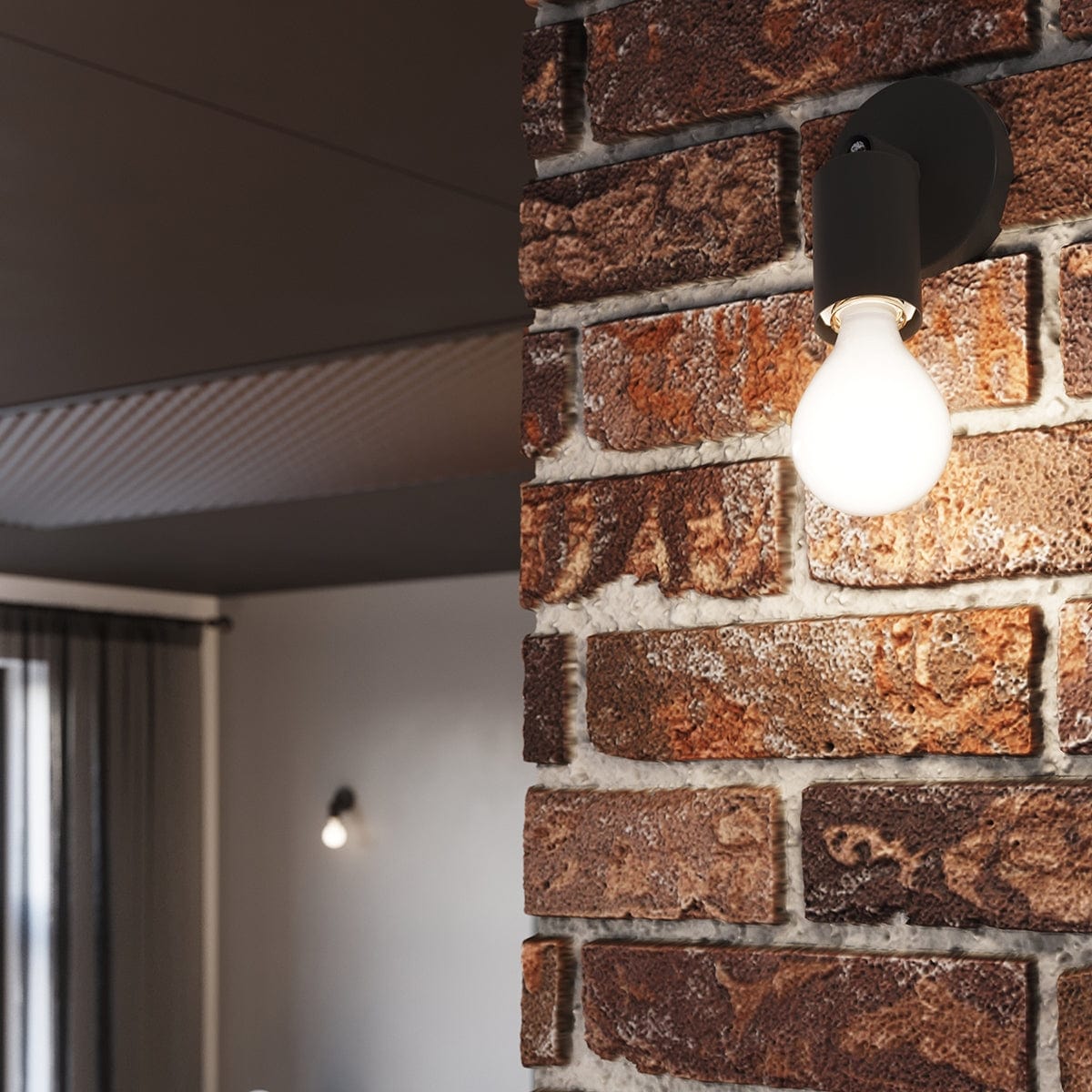Sollux Lighting Fornes Ceiling Lamp - 2-Light Black - Adjustable Angles - Minimalist Design - Modern Metal Base - Functional Lighting - Smart Bulb Compatible