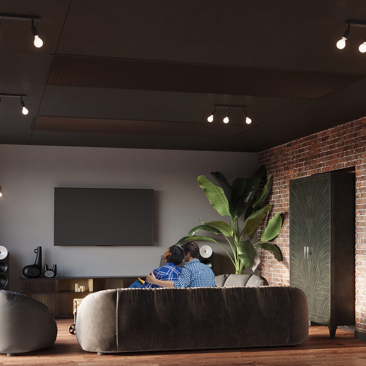 Sollux Lighting Fornes Ceiling Lamp 3 Black - Modern Minimalist Design - Adjustable Light Angles - Durable Metal Frame - Versatile Lighting Solution - Smart Bulb Compatible