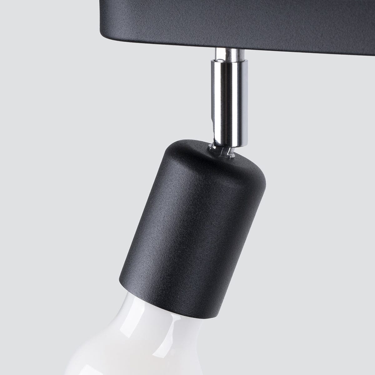 Sollux Lighting Fornes Ceiling Lamp 3 Black - Modern Minimalist Design - Adjustable Light Angles - Durable Metal Frame - Versatile Lighting Solution - Smart Bulb Compatible