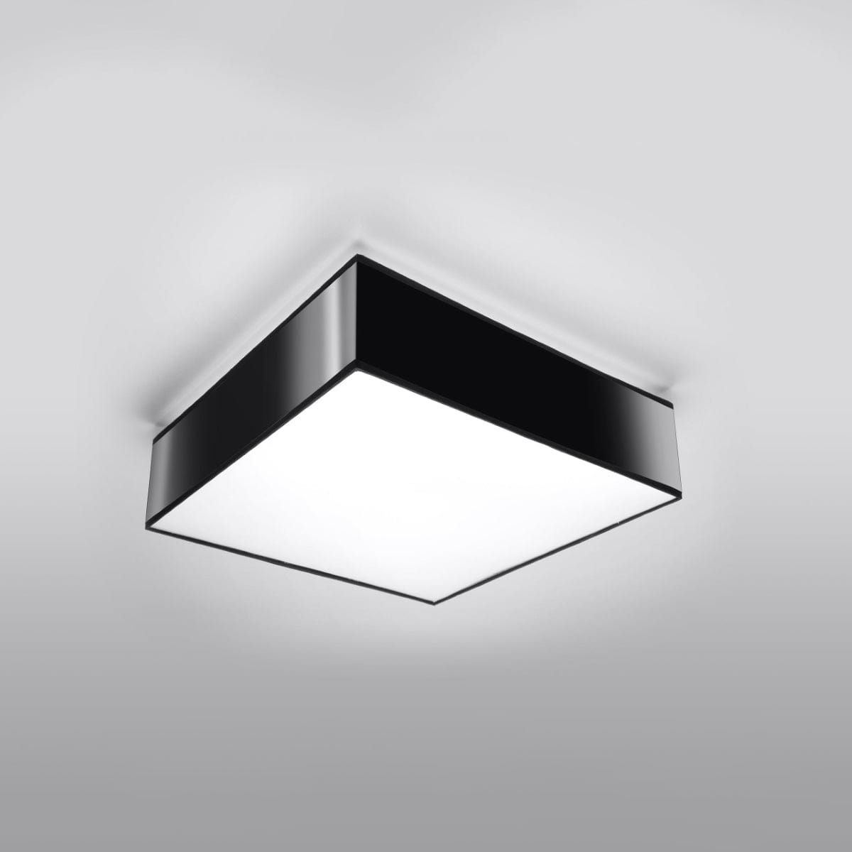 Sollux Lighting Horus Ceiling Lamp - Black - 2xE27 LED - Modern PVC Fixture