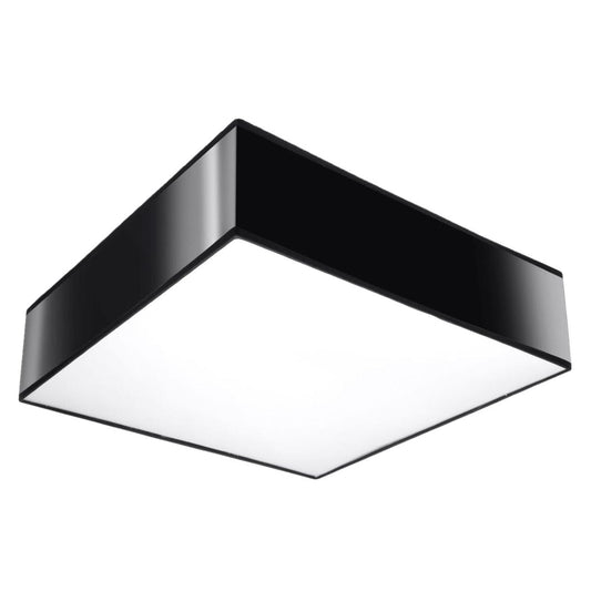 Sollux Lighting Horus Ceiling Lamp - Black - 2xE27 LED - Modern PVC Fixture