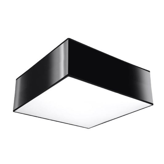 Sollux Lighting Horus Modern Ceiling Lamp - Black PVC - 1x E27 LED Compatible