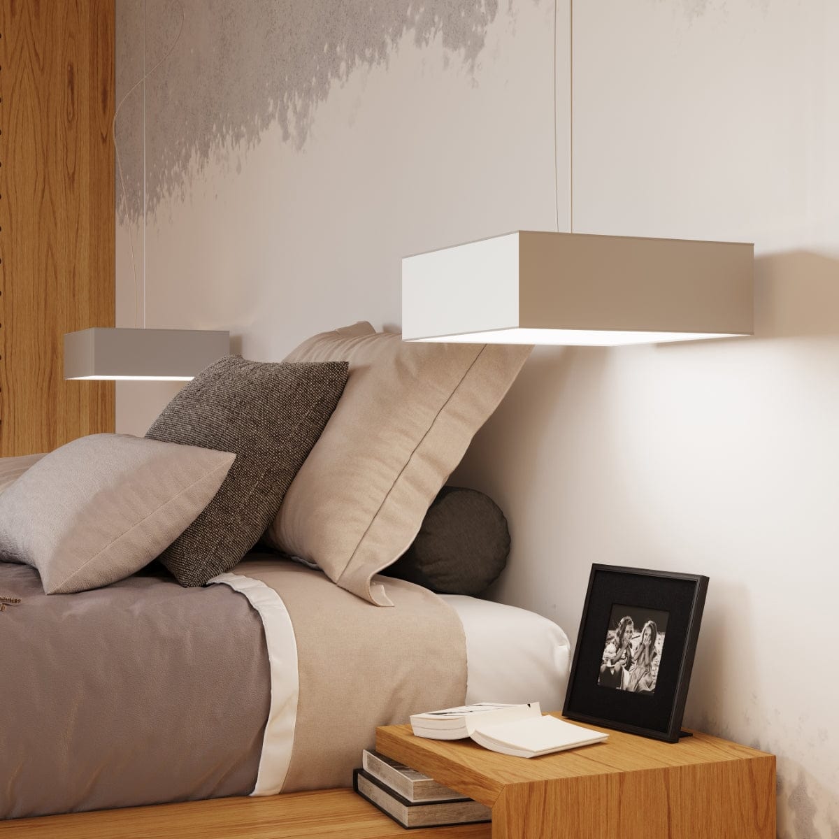 Sollux Lighting Horus Modern Ceiling Lamp - Gray PVC - 1x E27 LED Compatible