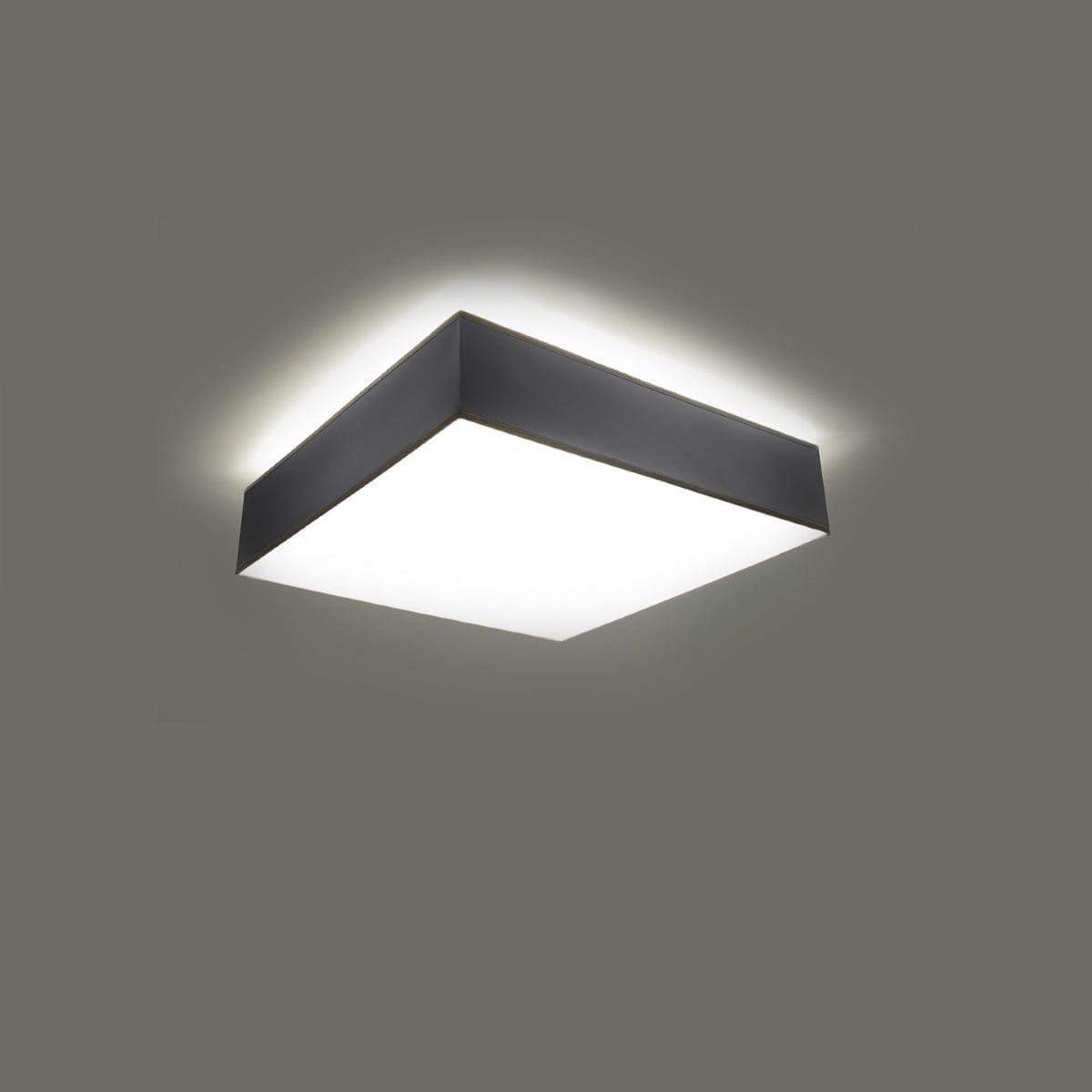 Sollux Lighting Horus Modern Ceiling Lamp - Gray PVC - 1x E27 LED Compatible