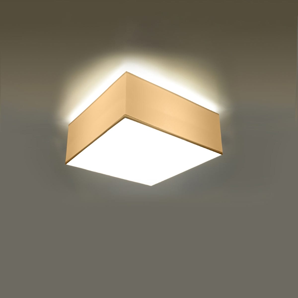 Sollux Lighting Horus Modern Ceiling Lamp - White PVC - 1x E27 LED Compatible