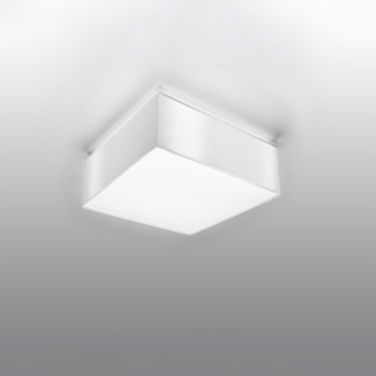 Sollux Lighting Horus Modern Ceiling Lamp - White PVC - 1x E27 LED Compatible