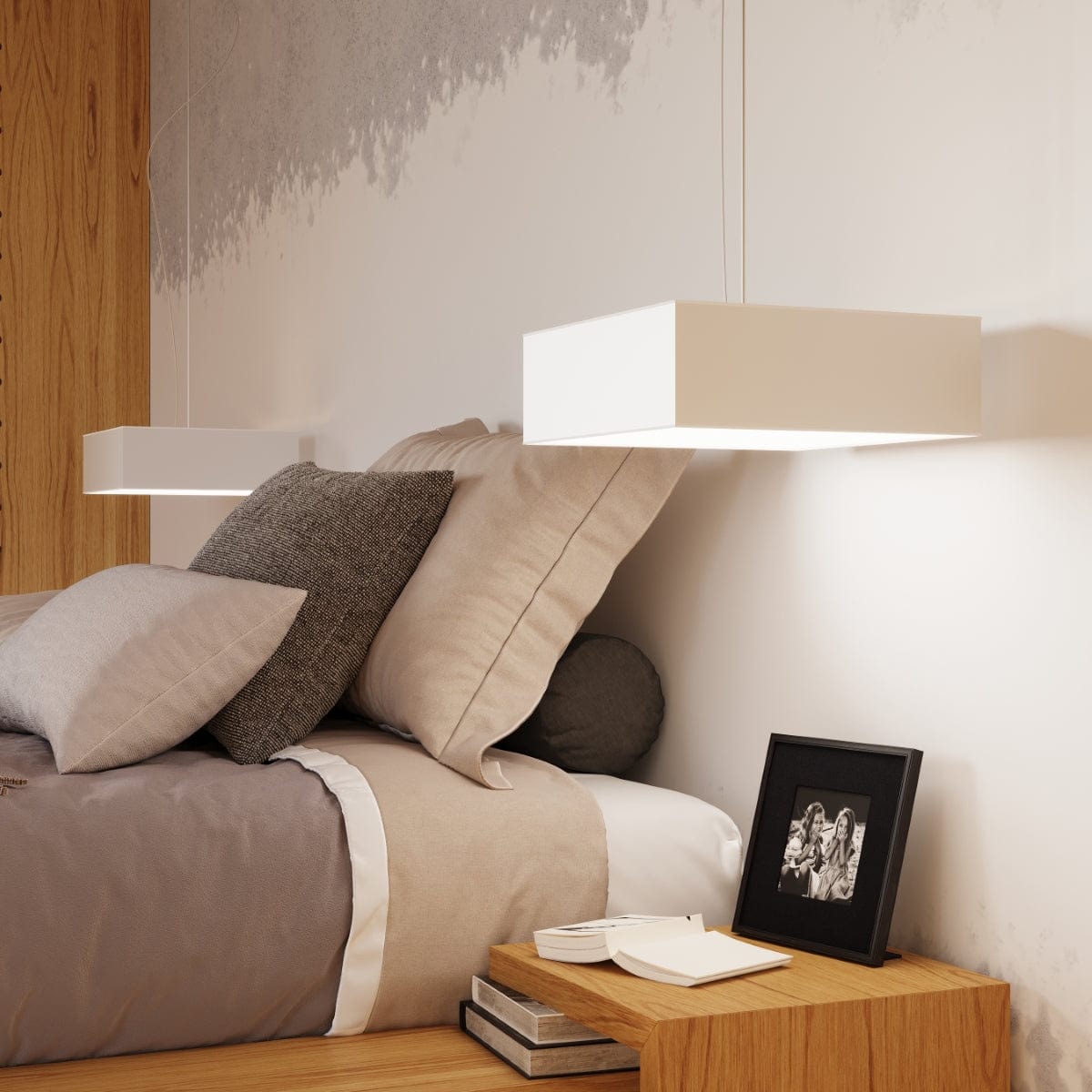 Sollux Lighting Horus Modern Ceiling Lamp - White PVC - 3x E27 LED Compatible