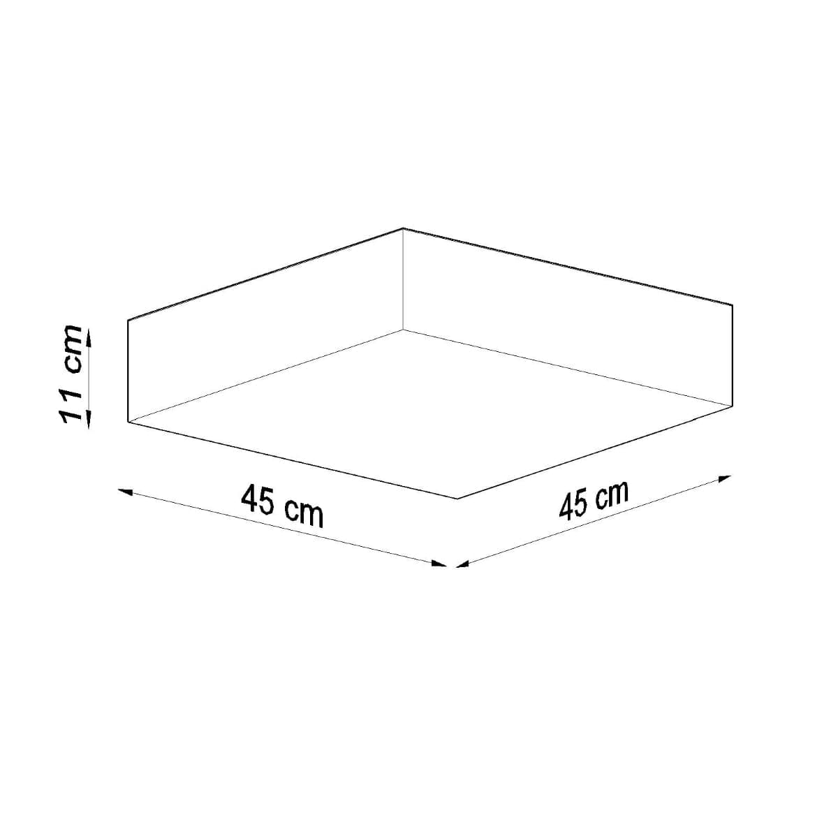 Sollux Lighting Horus Modern Ceiling Lamp - White PVC - 3x E27 LED Compatible