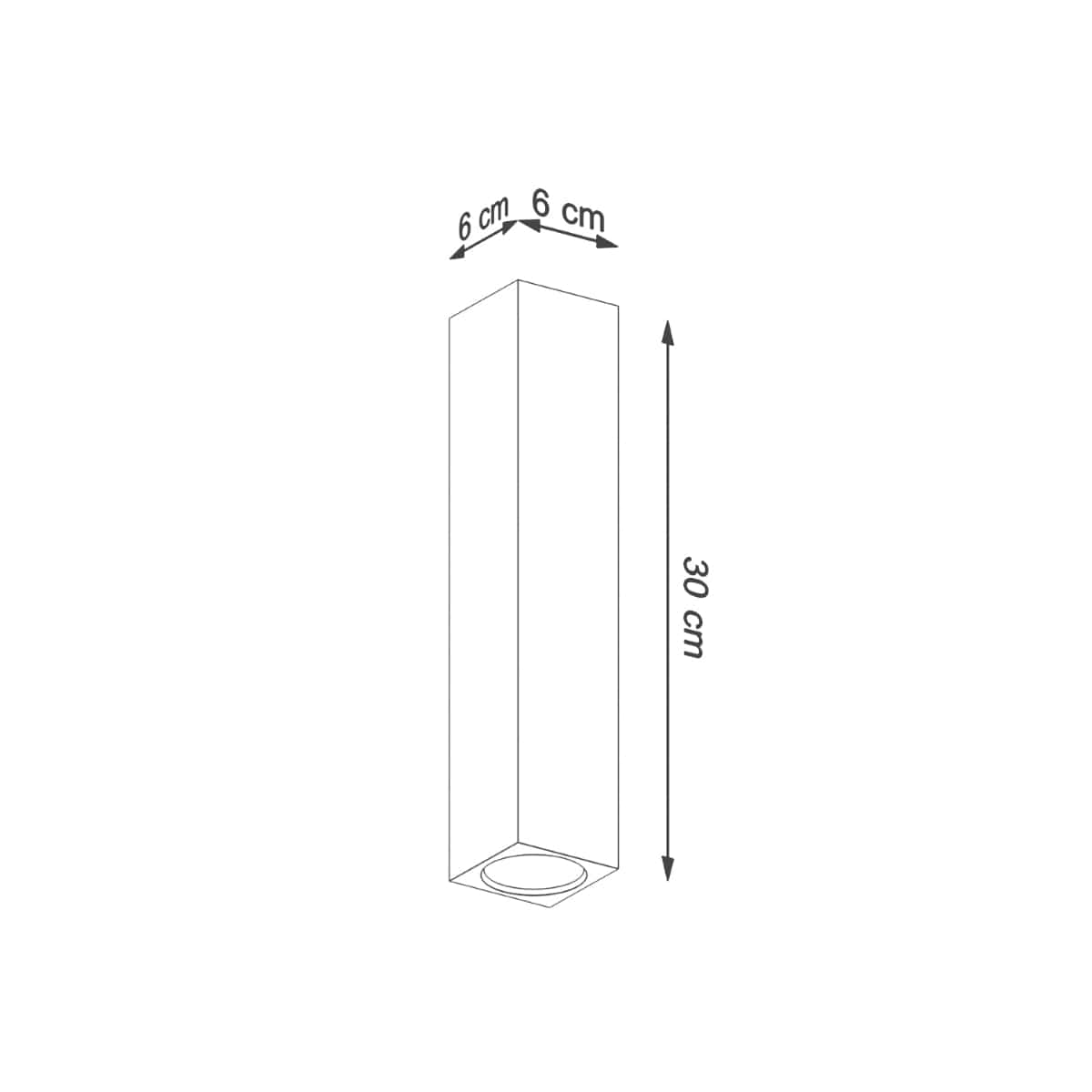 Sollux Lighting KEKE 30 Oak Ceiling Lamp - Minimalist Wooden Design - Loft Style Lighting - Durable Construction - Adjustable Bulb Compatibility