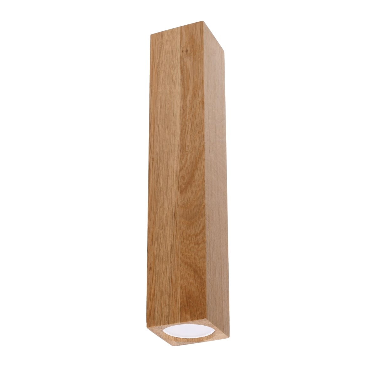Sollux Lighting KEKE 30 Oak Ceiling Lamp - Minimalist Wooden Design - Loft Style Lighting - Durable Construction - Adjustable Bulb Compatibility