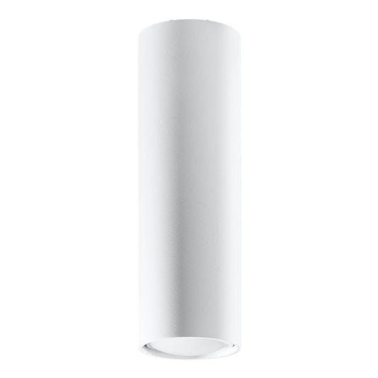 Sollux Lighting LAGOS 20 White Ceiling Lamp - Modern Minimalist Design - Durable Steel - Easy Install - GU10 Bulb Compatible