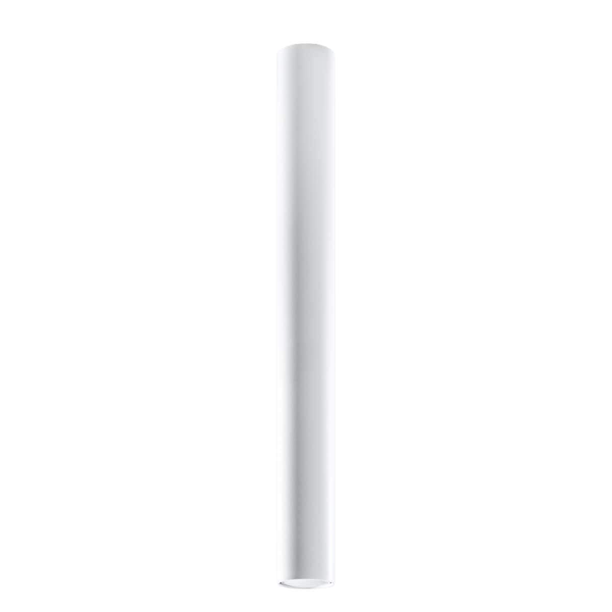 Sollux Lighting LAGOS 60 White Ceiling Lamp - Modern Minimalist Design - Durable Steel - Easy Installation - GU10 Bulb Compatible