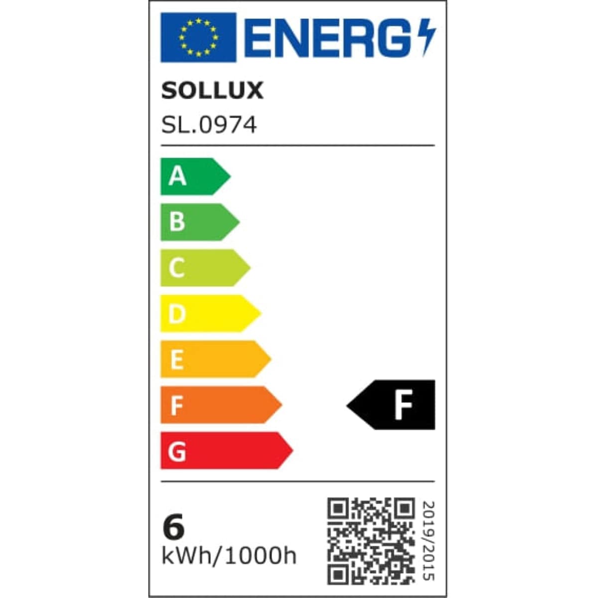Sollux Lighting LED Bulb G9 - 3000K - 4.5W - 450lm - Warm White - Energy Efficient Lighting for Bathrooms, Living Rooms & Bedrooms