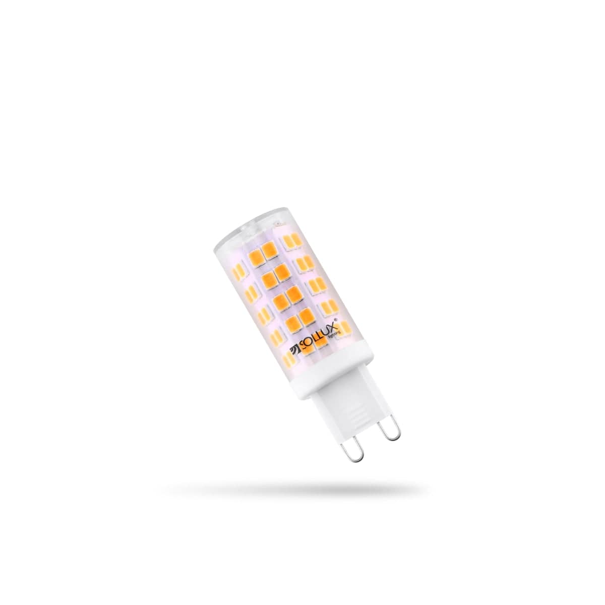 Sollux Lighting LED Bulb G9 - 3000K - 4.5W - 450lm - Warm White - Energy Efficient Lighting for Bathrooms, Living Rooms & Bedrooms
