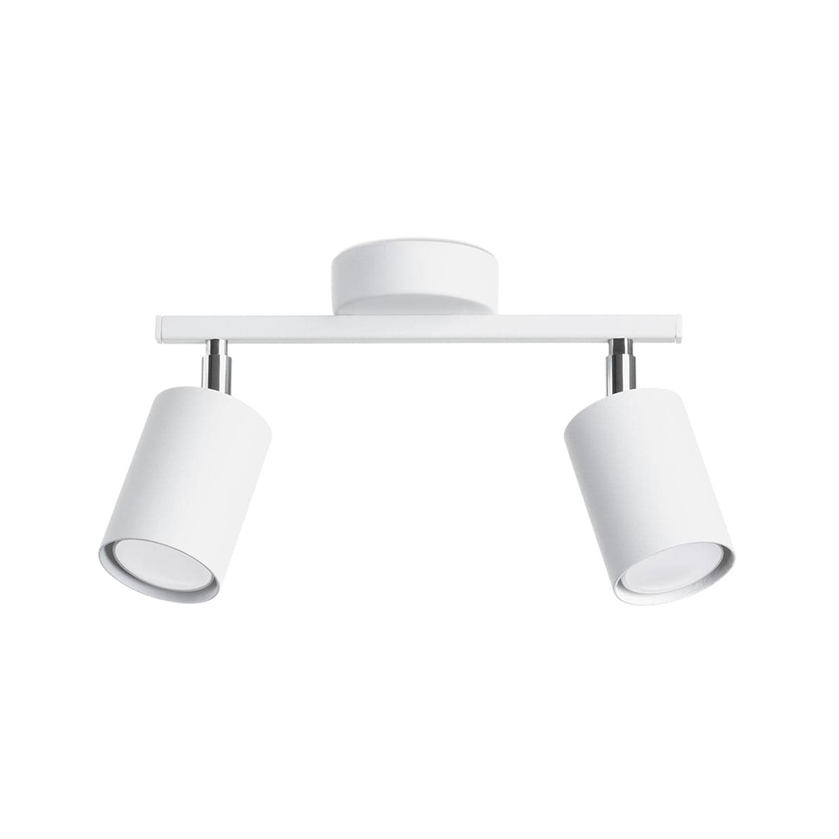 Sollux Lighting LEMMI 2 White Ceiling Lamp - Minimalist LED Lighting - High CRI - Adjustable Arms - Energy-Efficient - 5-Year Warranty - Modern Interior Light