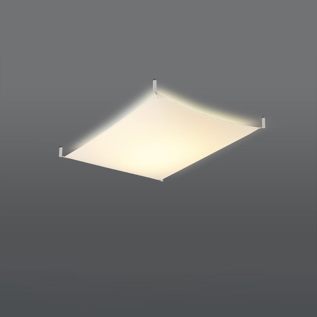 Sollux Lighting LUNA Ceiling Lamp 1 White - Minimalist Design - High-Quality LED Module - Flicker-Free Lighting - Energy Efficient - Easy to Clean