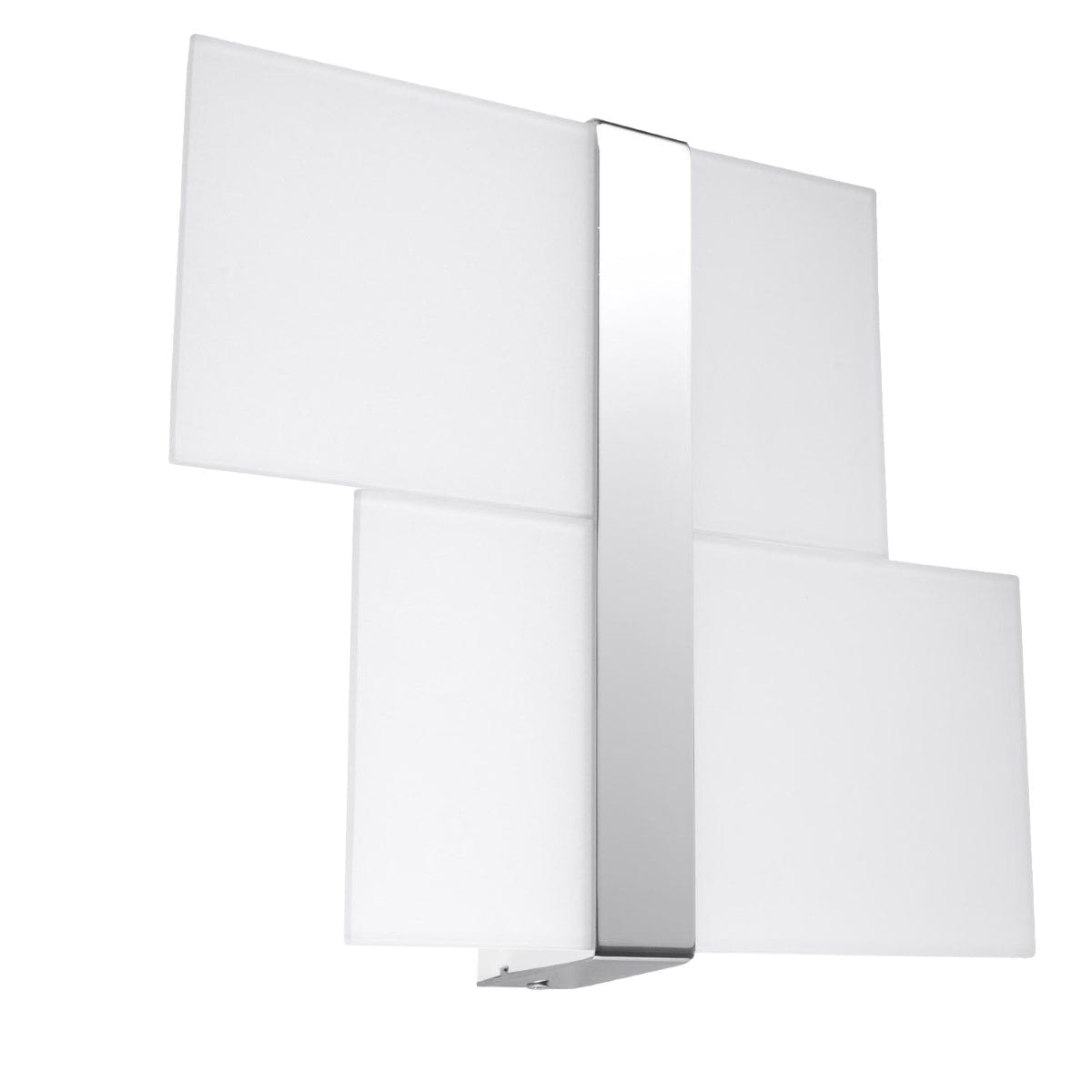 Sollux Lighting Massimo Wall Lamp - Chrome & White - G9 Max 8W - Modern Smokey Lighting
