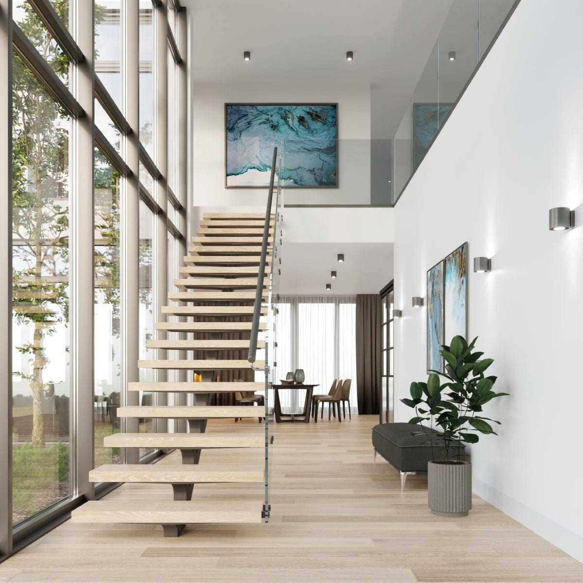 Sollux Lighting ORBIS Ceiling Lamp 1 Anthracite - Minimalist Downlight Design - Easy to Clean - Quick and Practical Installation - High Durability - Interchangeable GU10 Bulbs - Multiple Color and Texture Options