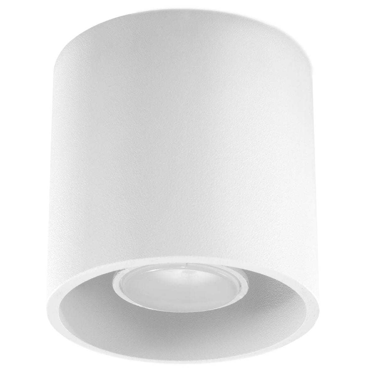 Sollux Lighting Orbis White Ceiling/Wall Lamp - Cylindrical - LED - Aluminum