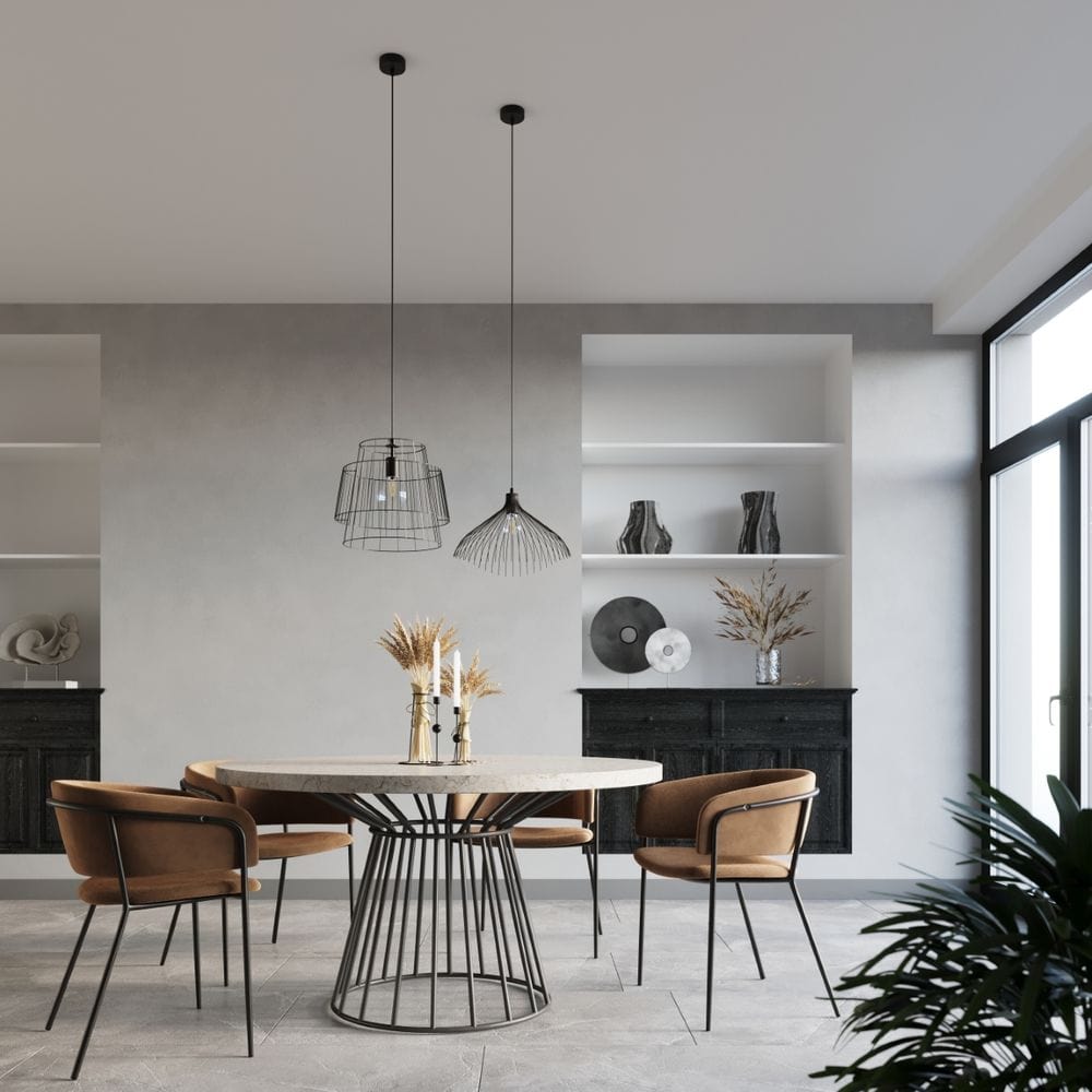 Sollux Lighting Pendant lamp steel Umb industrial Design E27