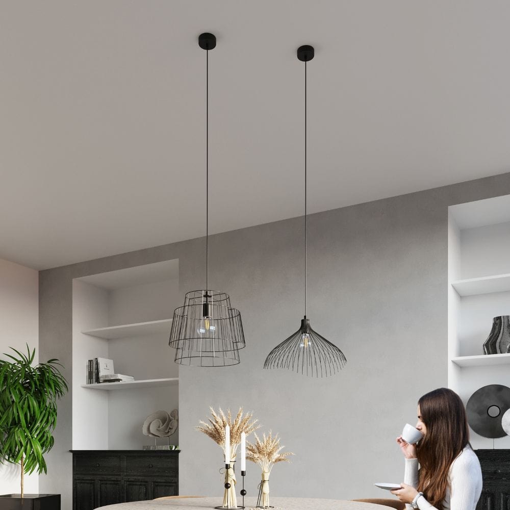 Sollux Lighting Pendant lamp steel Umb industrial Design E27