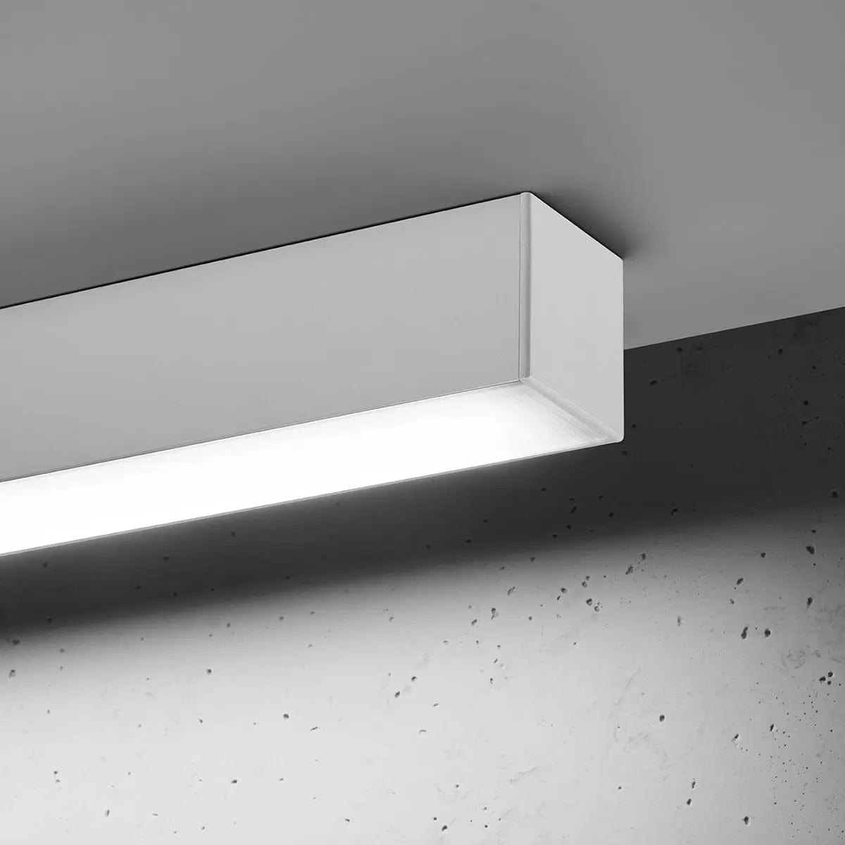 Sollux Lighting Pinne 118 Ceiling Lamp White - Minimalist Design - Integrated LED Module - Flicker-Free - High CRI - Energy Efficient - 5-Year Warranty
