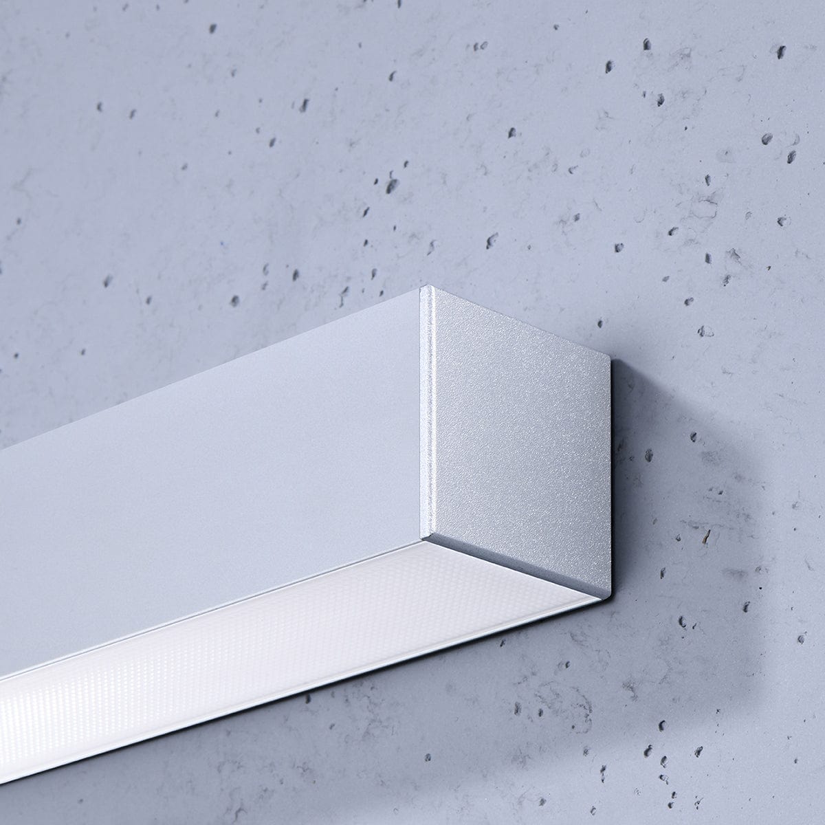 Sollux Lighting PINNE 200 Grey Wall Lamp - Minimalist Design - High CRI LED for Vibrant Colors - Flicker-Free & Eye-Friendly - Energy Efficient with 5-Year Warranty