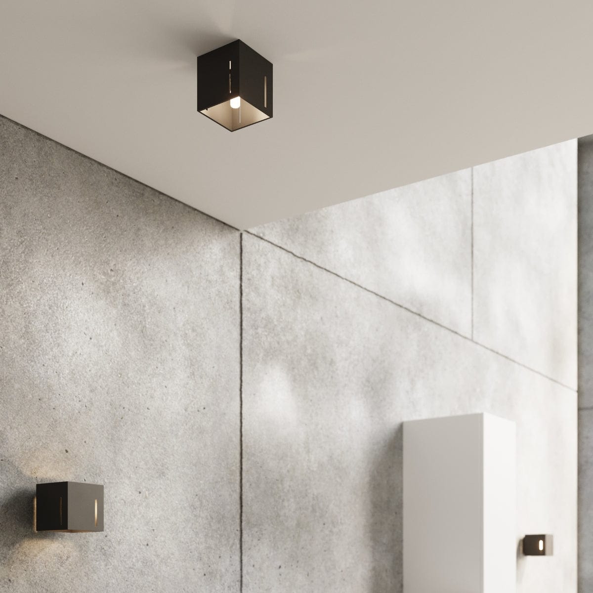 Sollux Lighting PIXAR Ceiling Light - Black - Modern Aluminum Design - Perforated Shade - Replaceable G9 Bulbs - Futuristic Lighting - Easy Surface Mounting