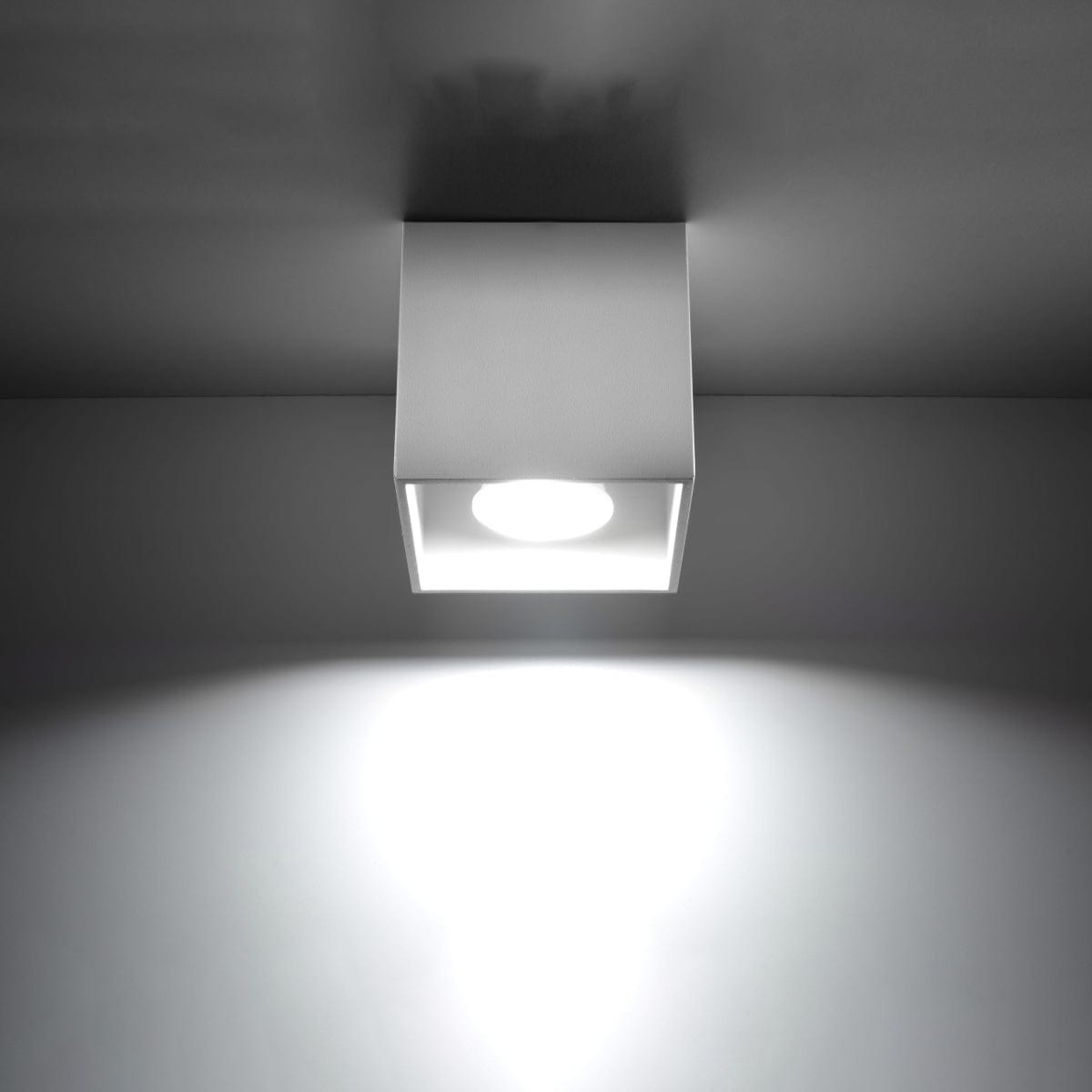 Sollux Lighting Quad White Aluminum Ceiling Lamp - Modern - Adjustable LED Lighting - Stylish Design