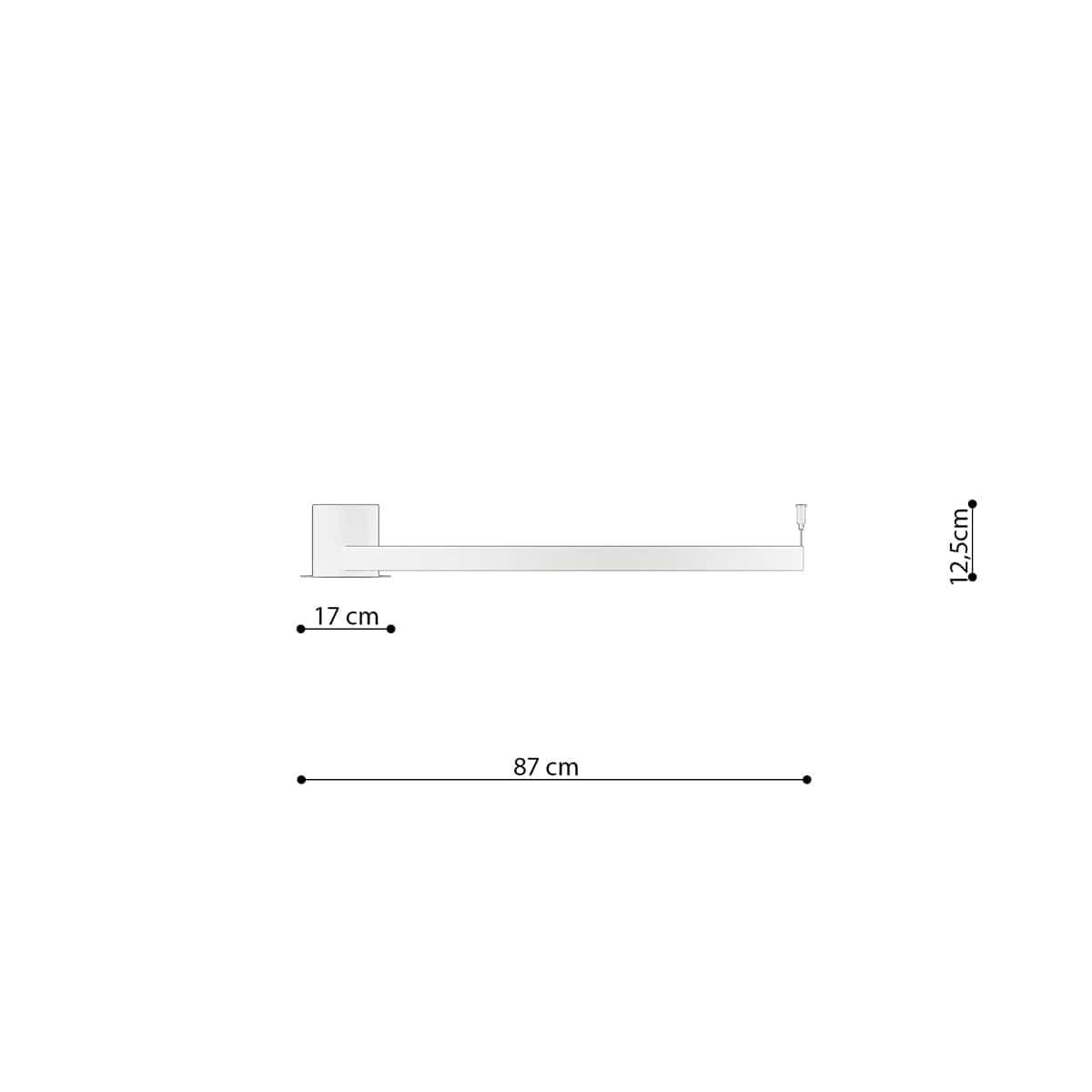 Sollux Lighting Rio 78 Black LED Ceiling Lamp - 4000K Cool Light - Modern Circular Design - CRI 95+ - Flicker-Free & Energy Efficient - Elegant & Durable