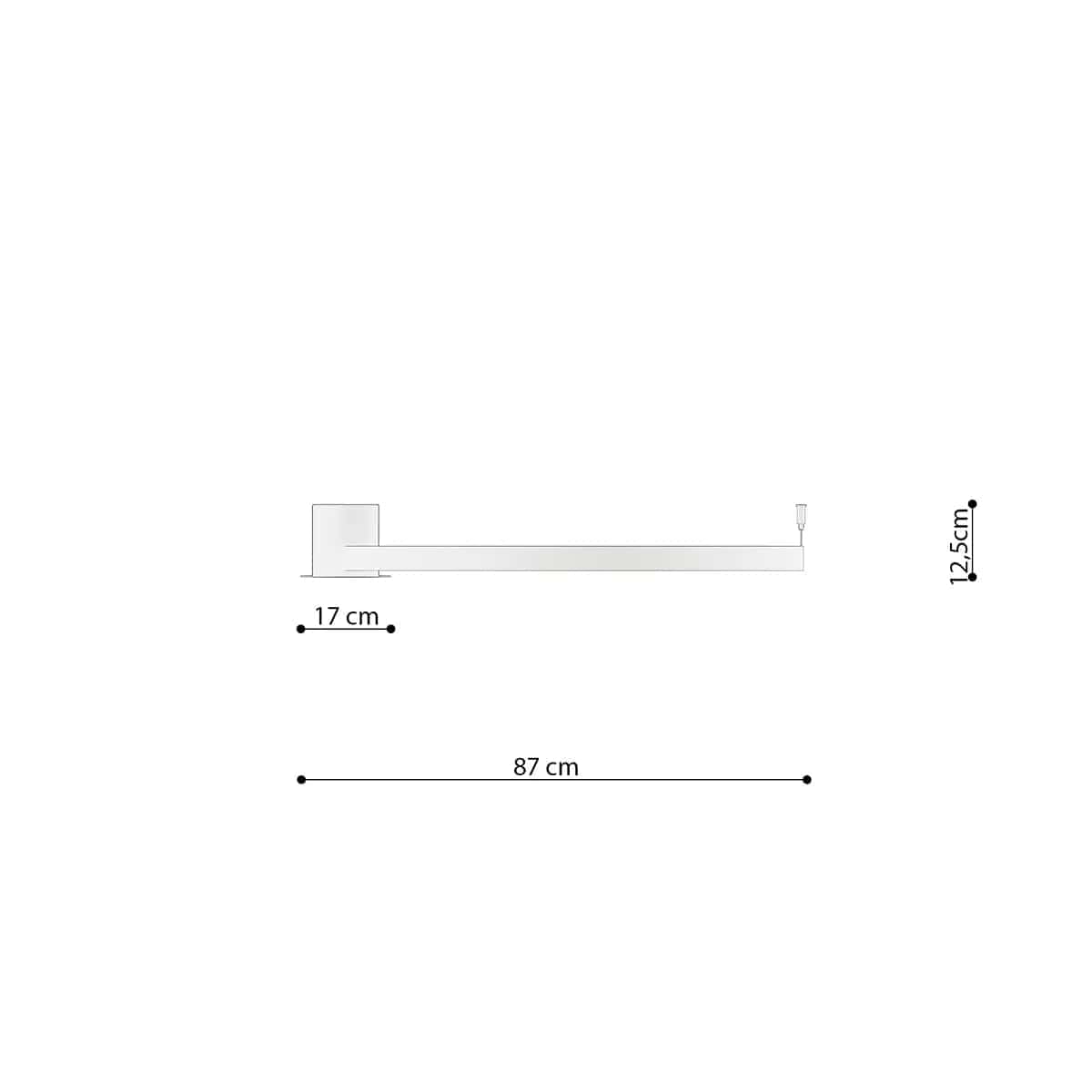 Sollux Lighting RIO 78 Ceiling Lamp Black 3000K - Unique Circular Design - High CRI LED - Flicker-Free Light - High Efficiency - Durable and Long-Lasting