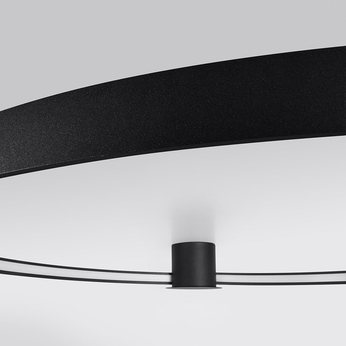 Sollux Lighting RIO 78 Ceiling Lamp Black 3000K - Unique Circular Design - High CRI LED - Flicker-Free Light - High Efficiency - Durable and Long-Lasting