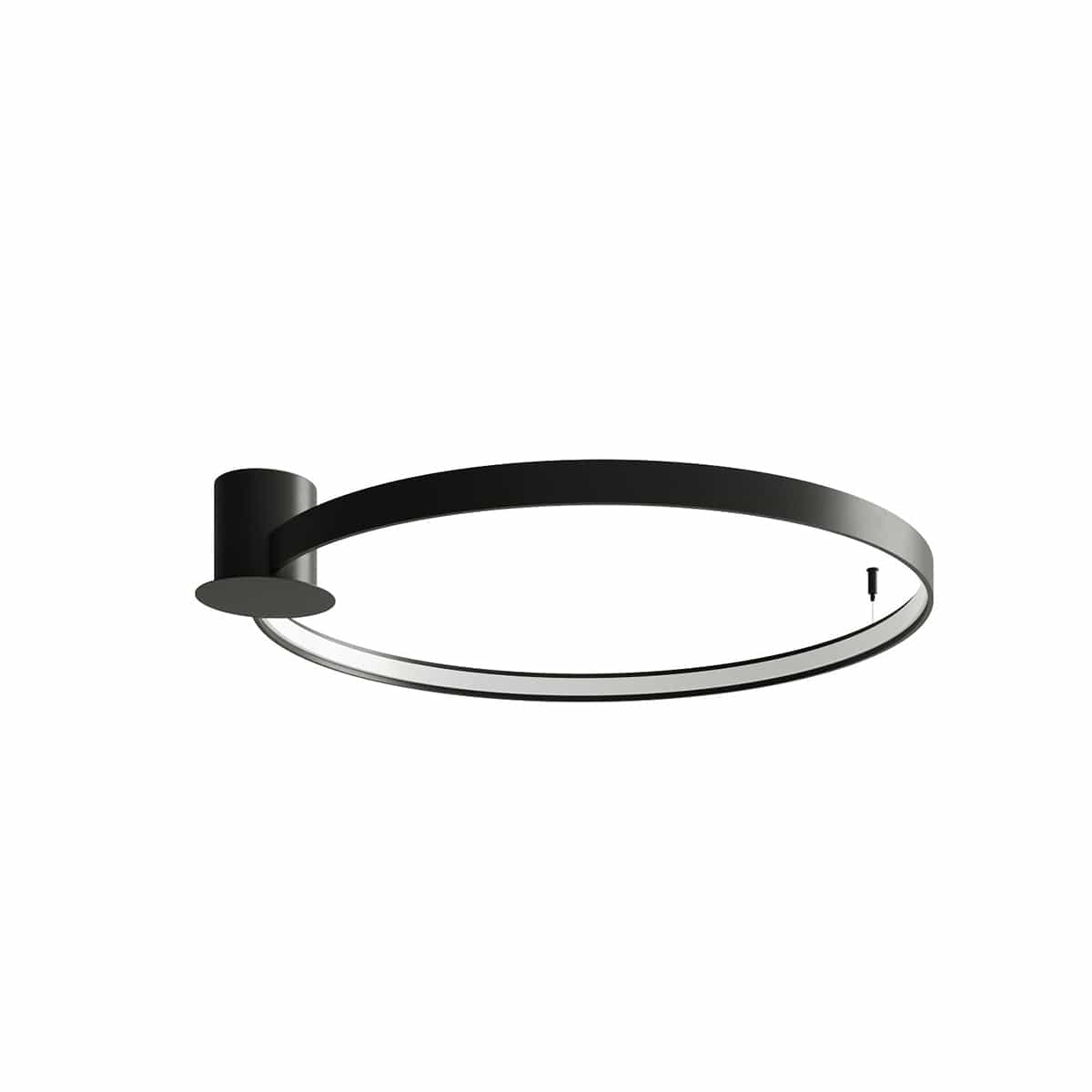 Sollux Lighting RIO 78 Ceiling Lamp Black 3000K - Unique Circular Design - High CRI LED - Flicker-Free Light - High Efficiency - Durable and Long-Lasting