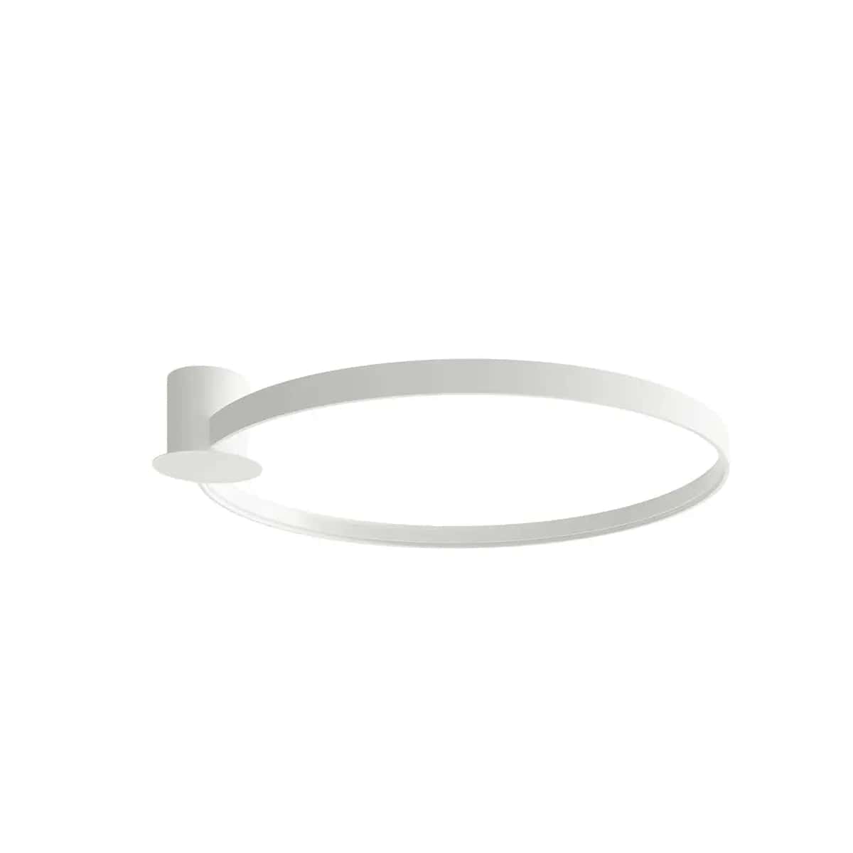 Sollux Lighting Rio 78 White LED Ceiling Lamp - 3000K Warm Light - Modern Circular Design - CRI 90+ - Flicker-Free & Energy Efficient - Sleek & Versatile Elegance