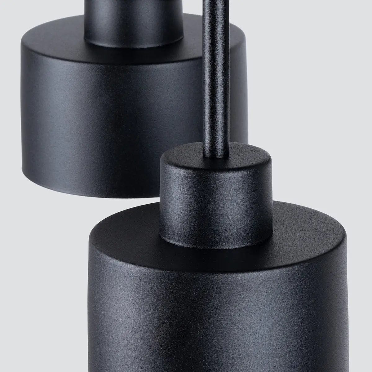 Sollux Lighting SAVAR 3 Black Ceiling Lamp – Modern Industrial Design – Matte Black Finish – 3 Adjustable LED Lights