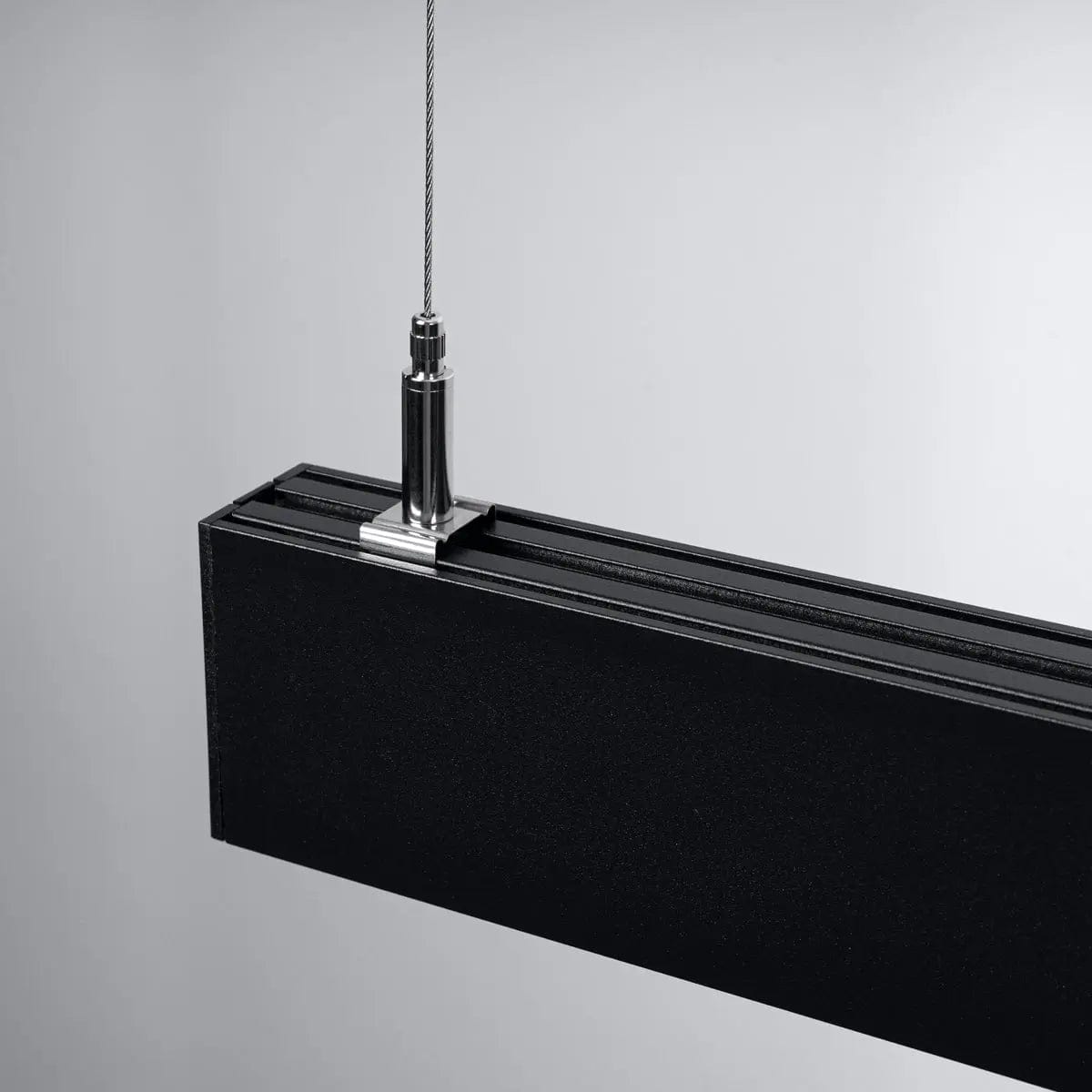 Sollux Lighting SOREN Black LED Pendant Lamp - 3000K Warm Light - Modern Minimalist Design - Energy-Efficient Aluminum Finish