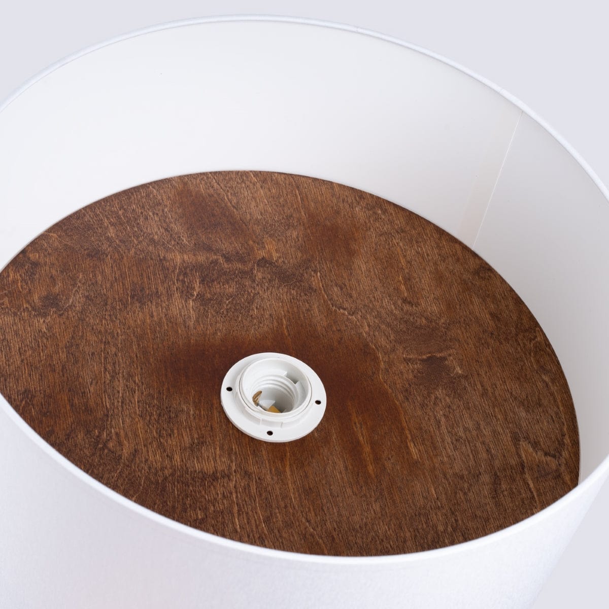 Sollux Lighting TELESTO Ceiling Lamp White/Dark Brown - Minimalist Modern Design - Energy-Efficient LED Compatible - Elegant & Cozy Lighting
