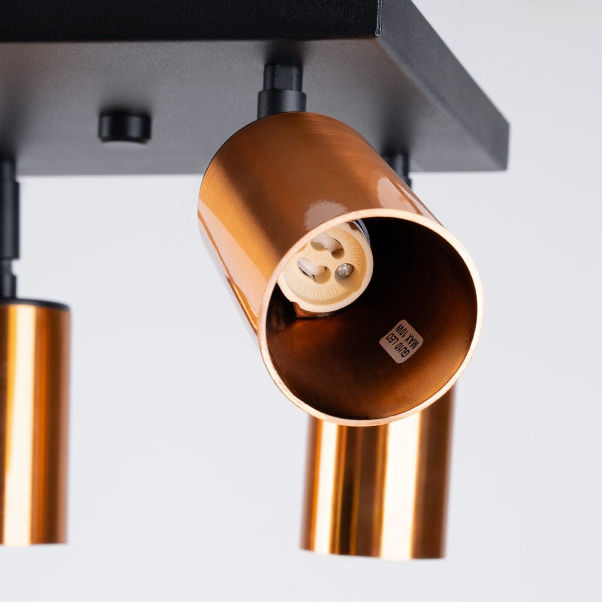 Sollux Lighting WINX 4 Black/Copper Ceiling Lamp