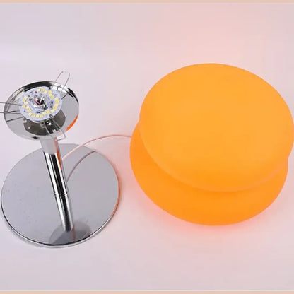 Stacked Glass Bedside Table Lamp