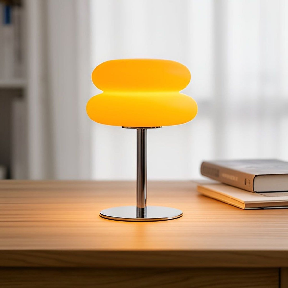 Stacked Glass Bedside Table Lamp