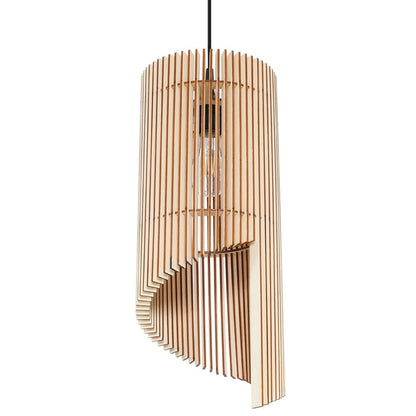 Pendant Lamp Wood Alexia - Scandinavian Minimalist Design - E27 Bulb Compatible