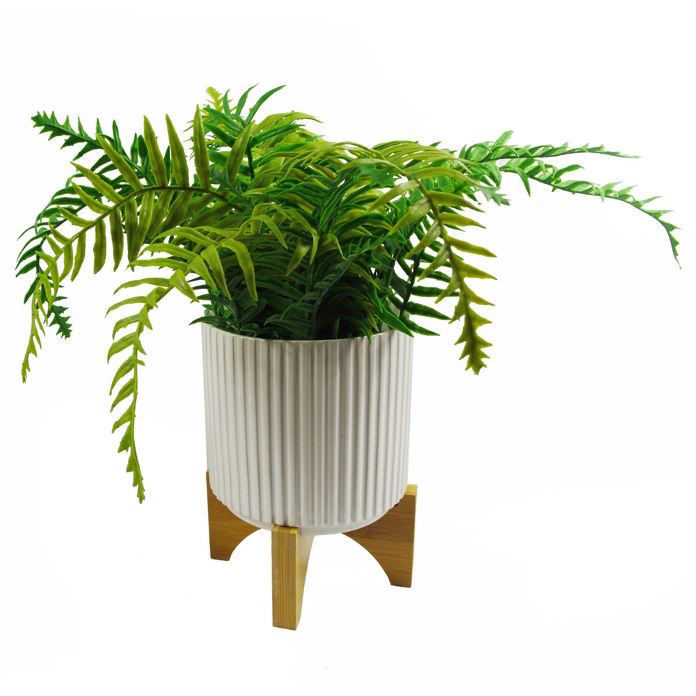 Artificial Plants Mini Desktop Ceramic Planters Displays Home Decor