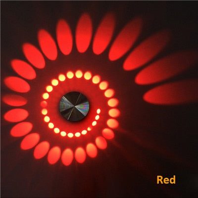 Spiral Light - Modern LED Wall & Ceiling Lamp with 7 Colors - Energy-Saving Aluminum Design for Stunning Atmosphere