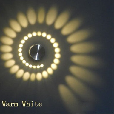 Spiral Light - Modern LED Wall & Ceiling Lamp with 7 Colors - Energy-Saving Aluminum Design for Stunning Atmosphere