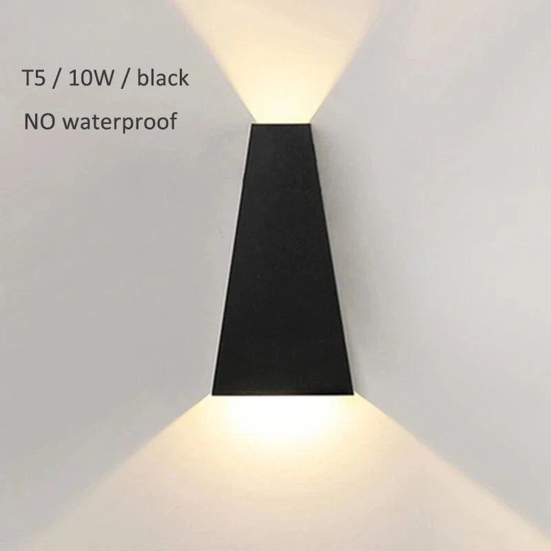 Verthara 10W Waterproof LED Wall Lamp Fixture with Dual Heads for Indoor and Outdoor Wall Lights