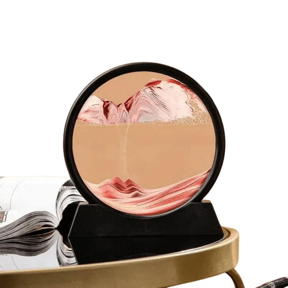 Verthara 3D Hourglass Quicksand Moving Sand Red