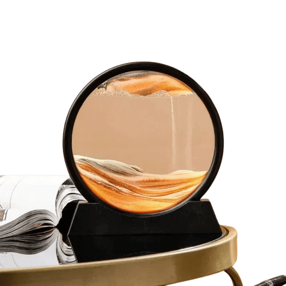 Verthara 3D Hourglass Quicksand Moving Sand Yellow